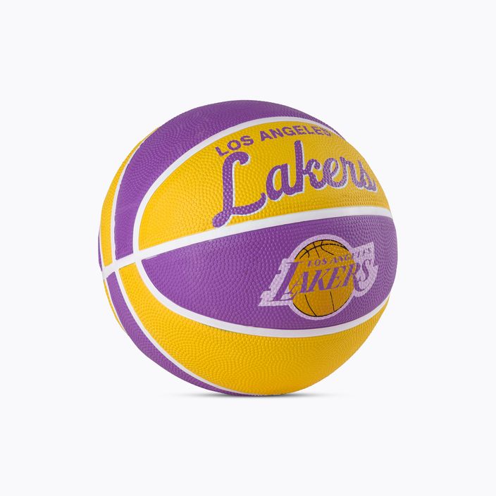 Wilson NBA NBA Team Retro Mini Los Angeles Lakers baschet violet WTB3200XBLAL 2