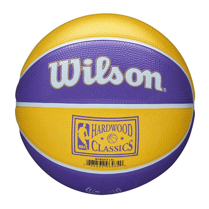 Wilson NBA NBA Team Retro Mini Los Angeles Lakers baschet violet WTB3200XBLAL 4