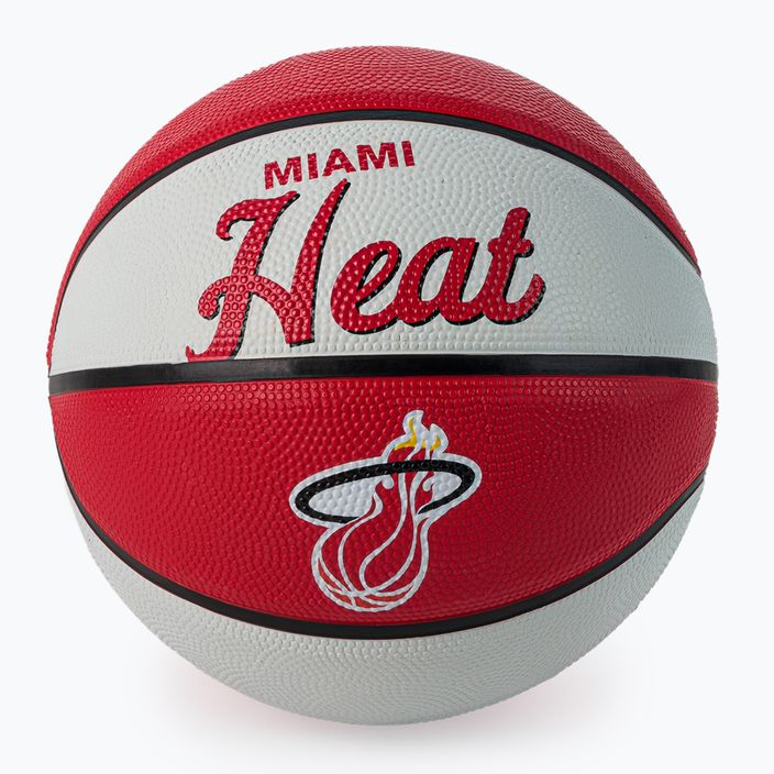 Mini baschet Wilson NBA Team Retro Mini Miami Heat roșu WTB3200XBMIA