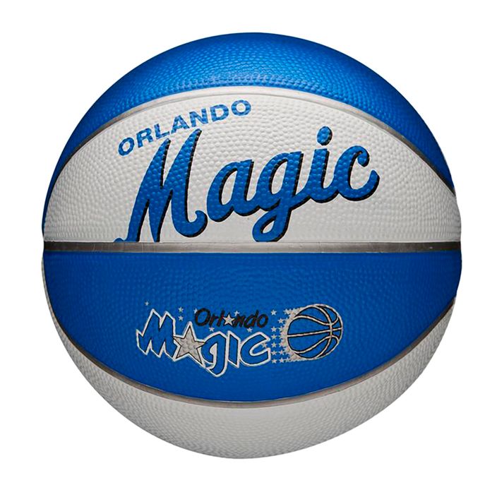 Mini baschet Wilson NBA Team Retro Mini Orlando Magic albastru WTB3200XBORL 4