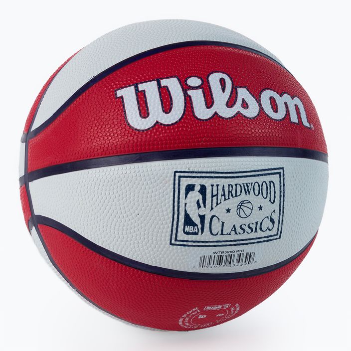 Wilson NBA Team Retro Mini Baschet Philadelphia 76ers Roșu WTB3200XBPHI 2