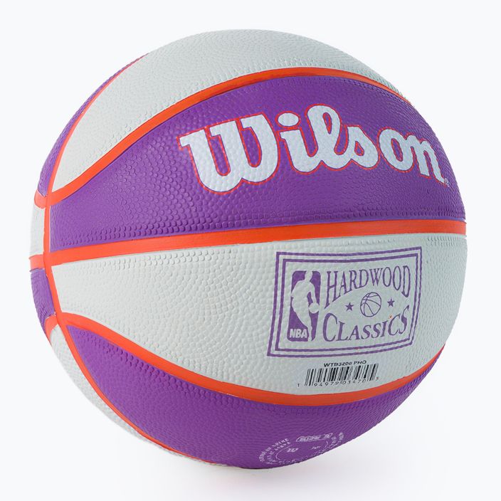 Mini baschet Wilson NBA Team Retro Mini Phoenix Suns violet WTB3200XBPHO 2