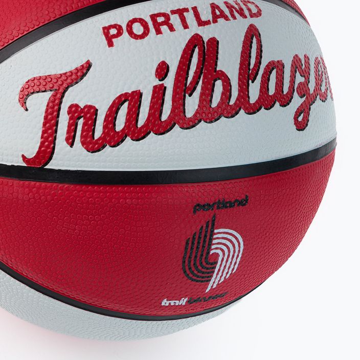 Wilson NBA Team Retro Mini Portland Trail Blazers Baschet Roșu WTB3200XBPOR 3