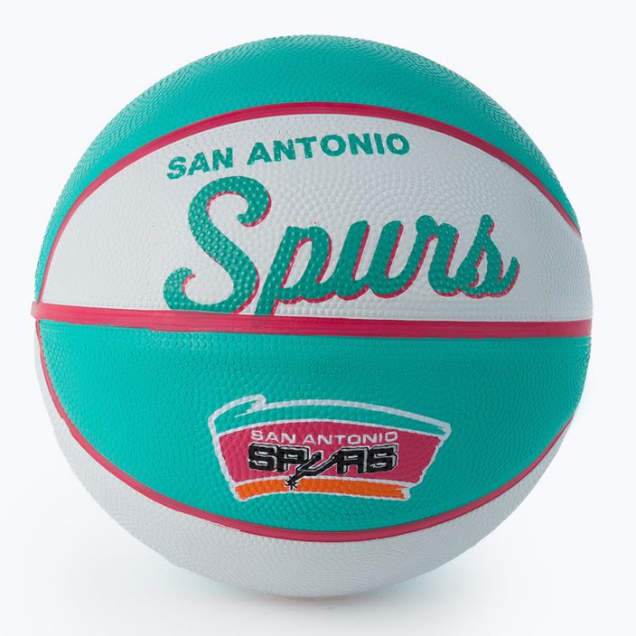 Wilson NBA Team Retro Mini baschet San Antonio Spurs albastru WTB3200XBSAN