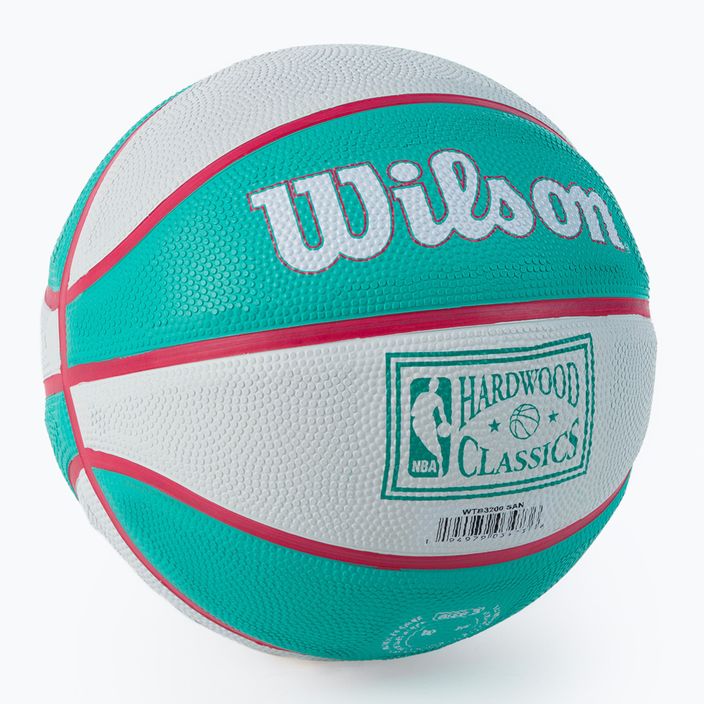 Wilson NBA Team Retro Mini baschet San Antonio Spurs albastru WTB3200XBSAN 2