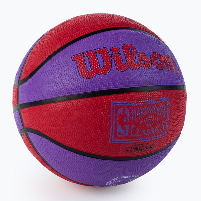 Wilson NBA Team Retro Mini Toronto Raptors baschet roșu WTB3200XBTOR 2