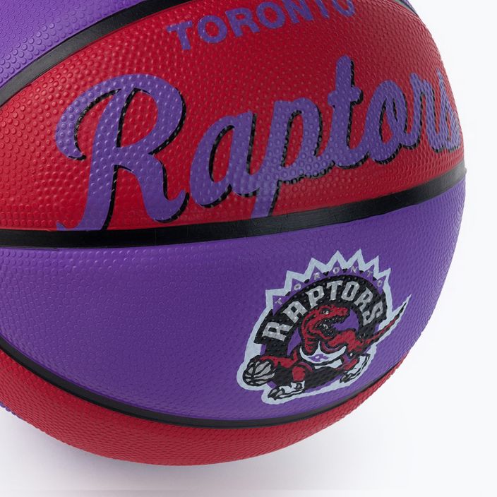 Wilson NBA Team Retro Mini Toronto Raptors baschet roșu WTB3200XBTOR 3