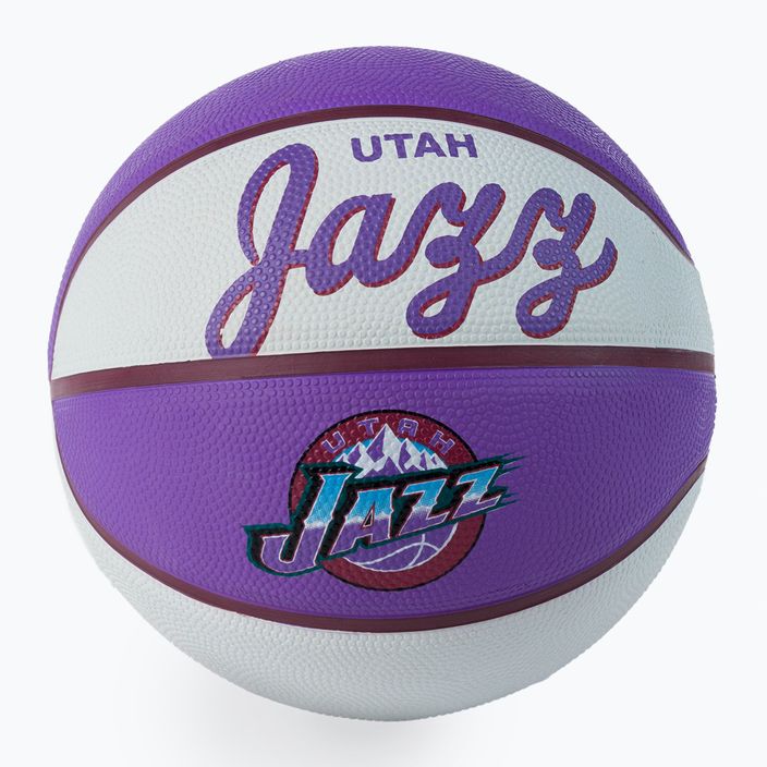 Mini baschet Wilson NBA NBA Team Retro Mini Utah Jazz violet WTB3200XBUTA