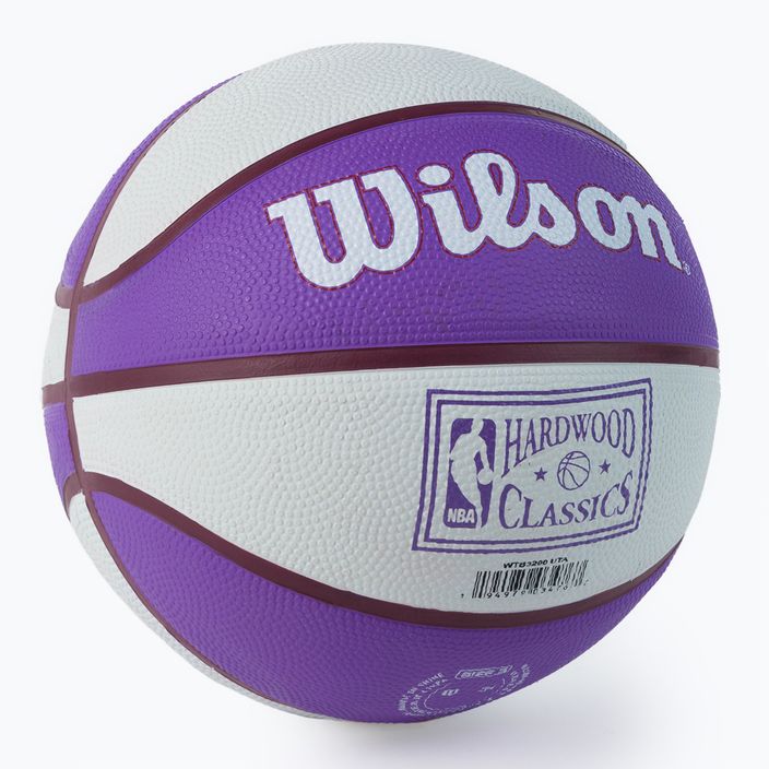 Mini baschet Wilson NBA NBA Team Retro Mini Utah Jazz violet WTB3200XBUTA 2