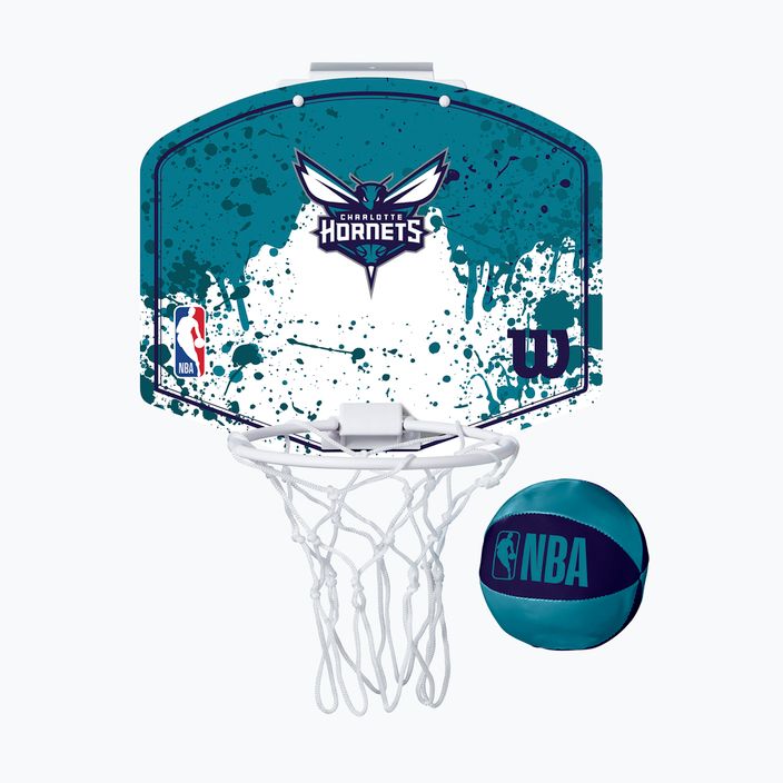 Set de mini-baschet Wilson NBA Team Mini Hoop Charlotte Hornets