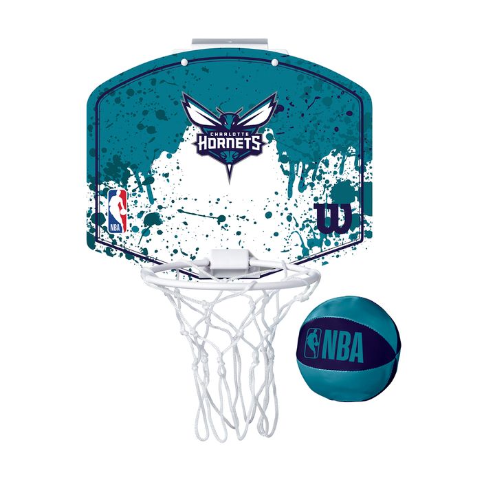 Set de mini-baschet Wilson NBA Team Mini Hoop Charlotte Hornets 2