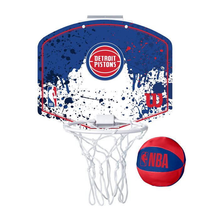 Set de mini-baschet Wilson NBA Team Mini Hoop Detroit Pistons 2