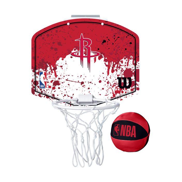 Set de mini-baschet Wilson NBA Team Mini Hoop Houston Rockets 2
