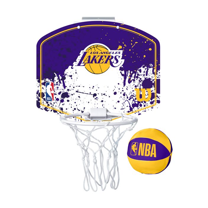 Set de mini-baschet Wilson NBA Team Mini Hoop Los Angeles Lakers 2