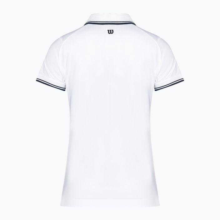 Tricou pentru femei Wilson Team Polo bright white 2
