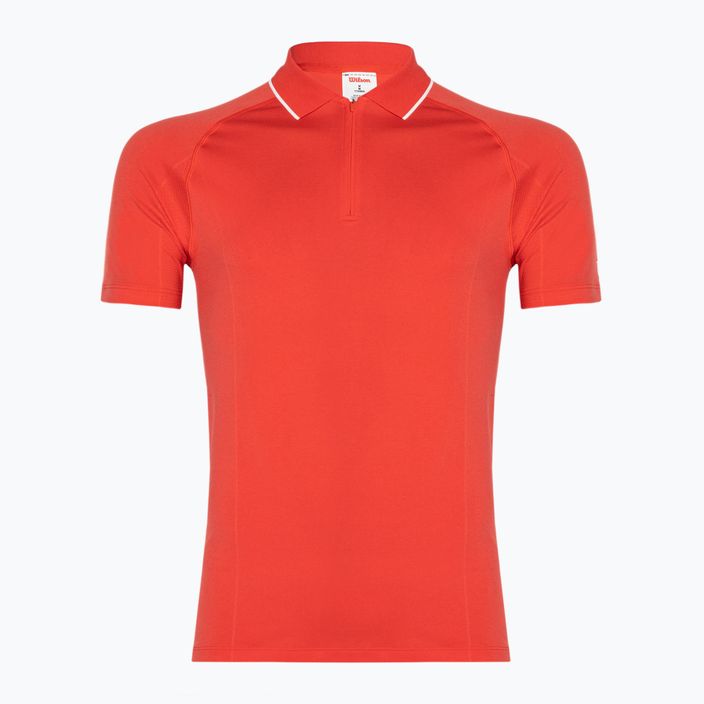 Tricou pentru bărbați Wilson Team Seamless Polo 2.0 infrared