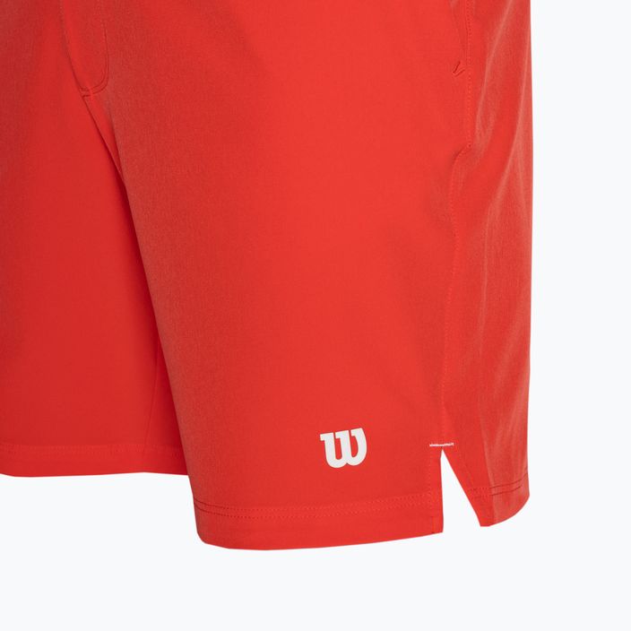 Pantaloni scurți de tenis pentru bărbați Wilson Team 7" Infrared 3