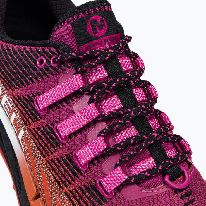 Pantofi de alergare pentru femei Merrell Agility Peak 4 pink-orange J067524 8