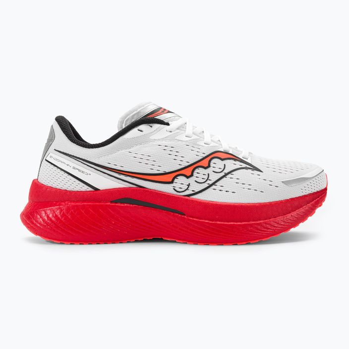 Pantofi de alergare pentru bărbați Saucony Endorphin Speed 3 alb/blck/vizi 2