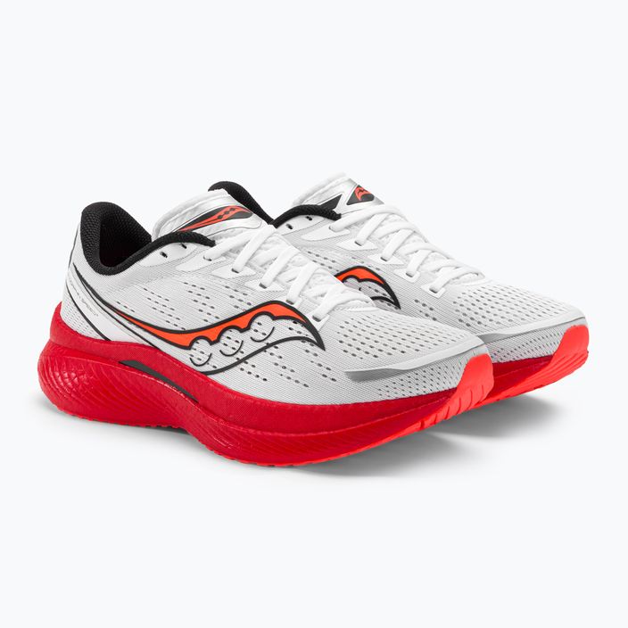 Pantofi de alergare pentru bărbați Saucony Endorphin Speed 3 alb/blck/vizi 4