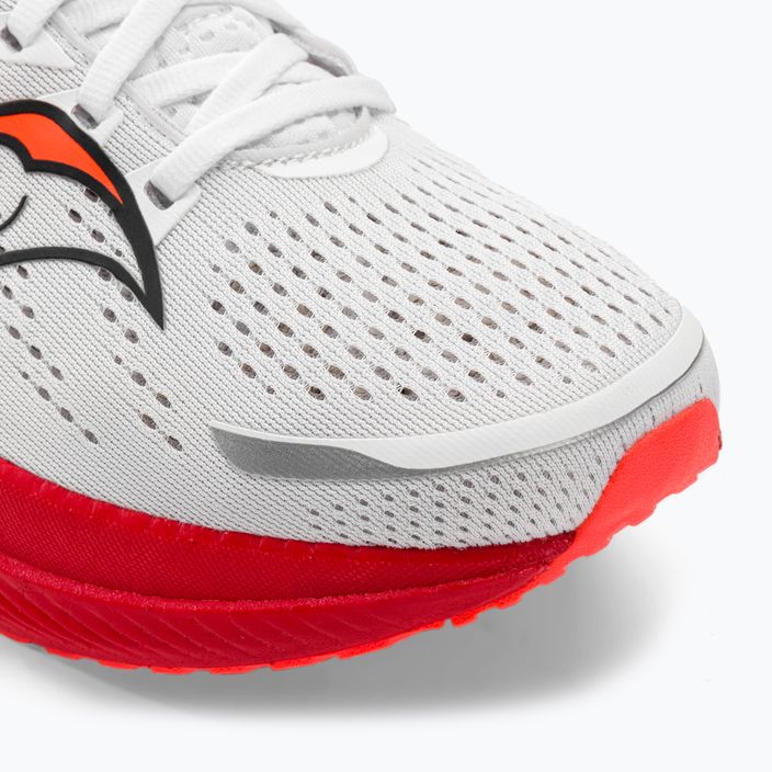 Pantofi de alergare pentru bărbați Saucony Endorphin Speed 3 alb/blck/vizi 7