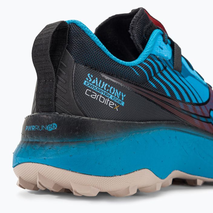 Pantofi de alergare bărbați Saucony Endorphin Edge ocean/negru pentru bărbați 9