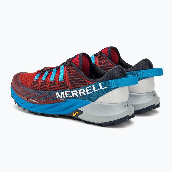 Bărbați Merrell Agility Peak 4 roșu-albastru pantofi de alergare J067463 3