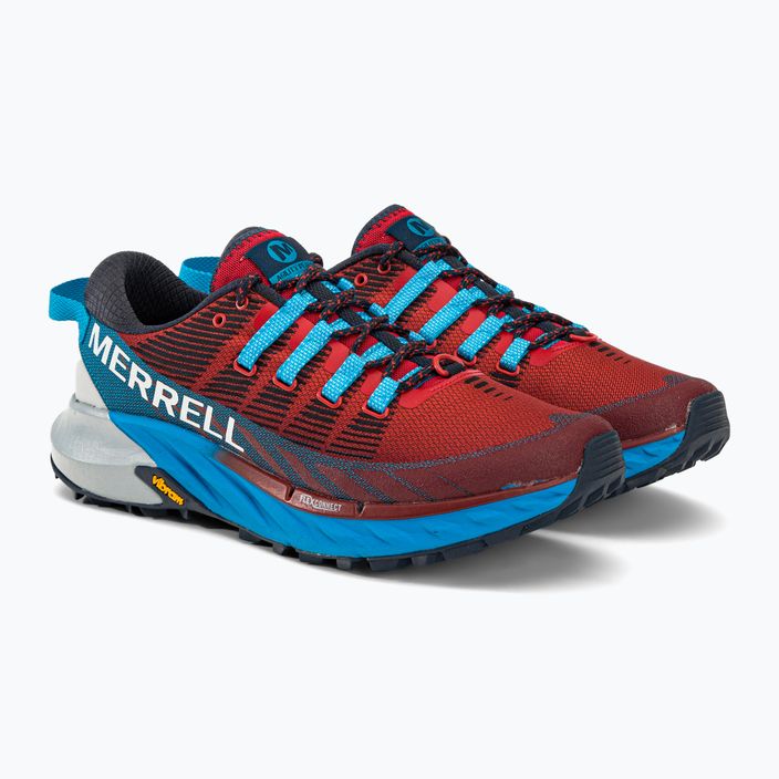 Bărbați Merrell Agility Peak 4 roșu-albastru pantofi de alergare J067463 4