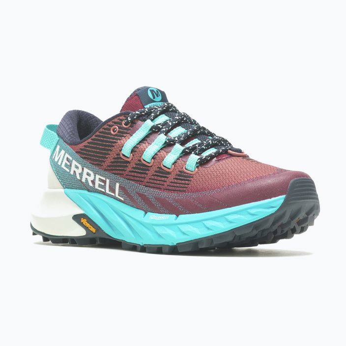 Merrell Agility Peak 4 pantofi de alergare pentru femei burgundy-blue J067546 11