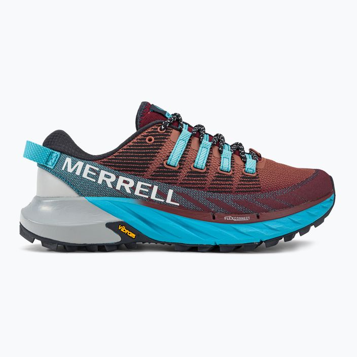 Merrell Agility Peak 4 pantofi de alergare pentru femei burgundy-blue J067546 2