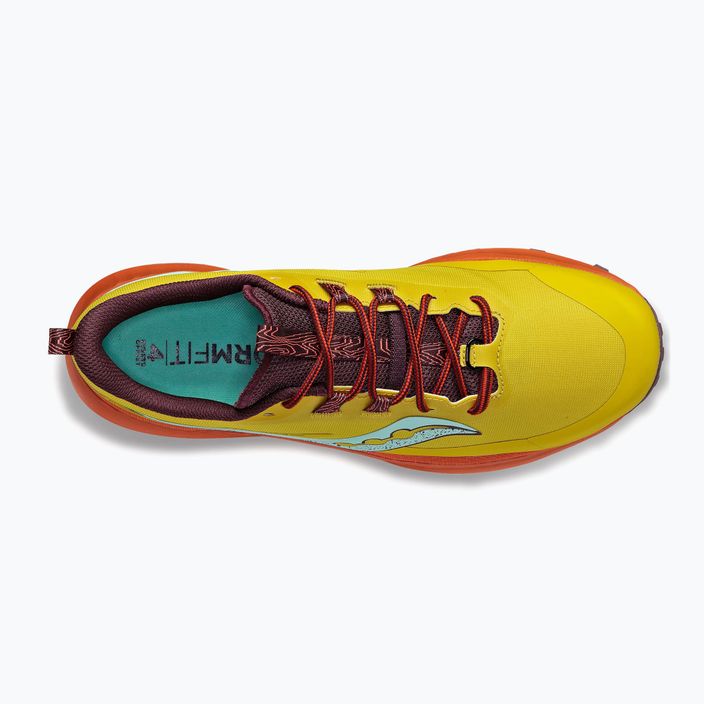Pantofi de alergare pentru femei Saucony Peregrine 13 galben-portocaliu S10838-35 14