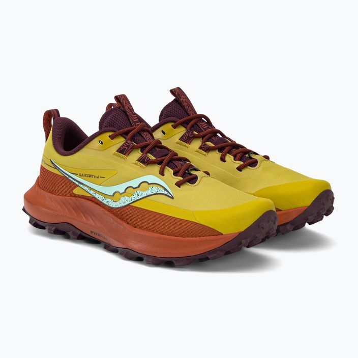 Pantofi de alergare pentru femei Saucony Peregrine 13 galben-portocaliu S10838-35 4
