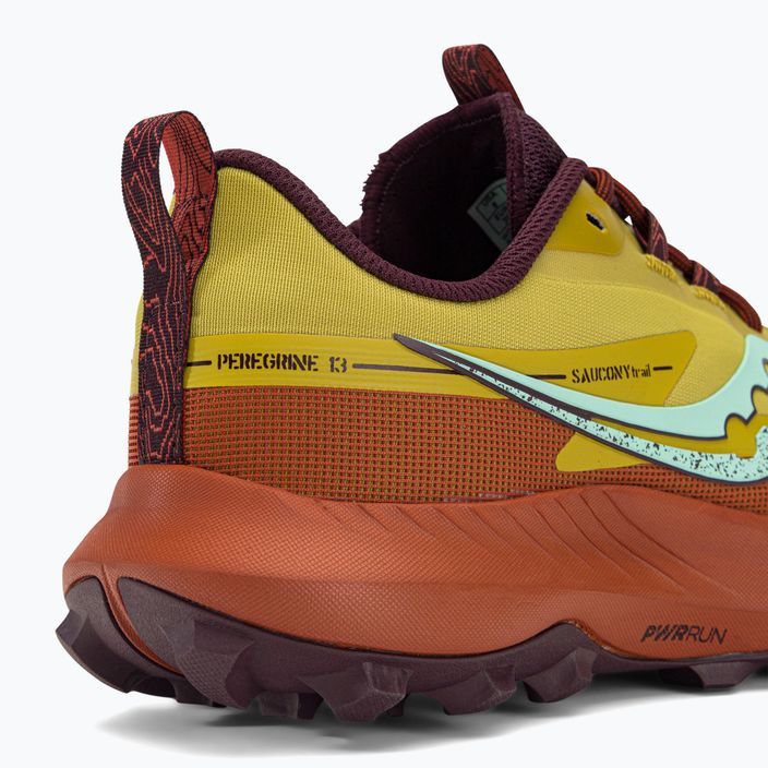 Pantofi de alergare pentru femei Saucony Peregrine 13 galben-portocaliu S10838-35 9