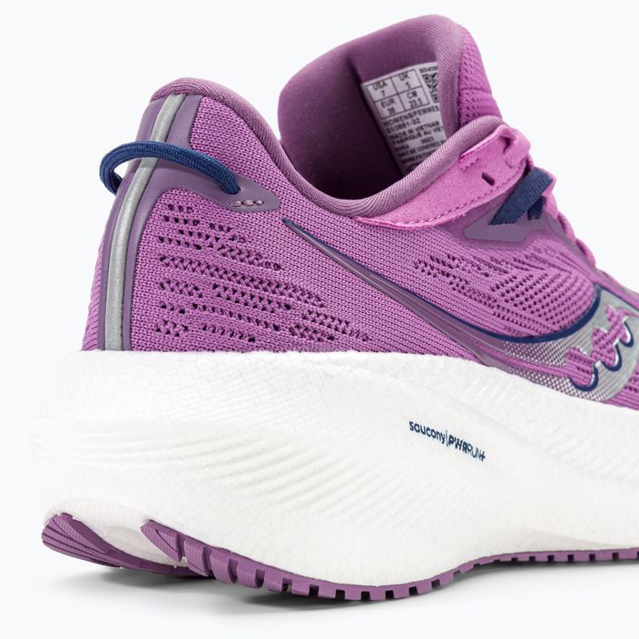Pantofi de alergare pentru femei Saucony Triumph 21 grape/indigo 10