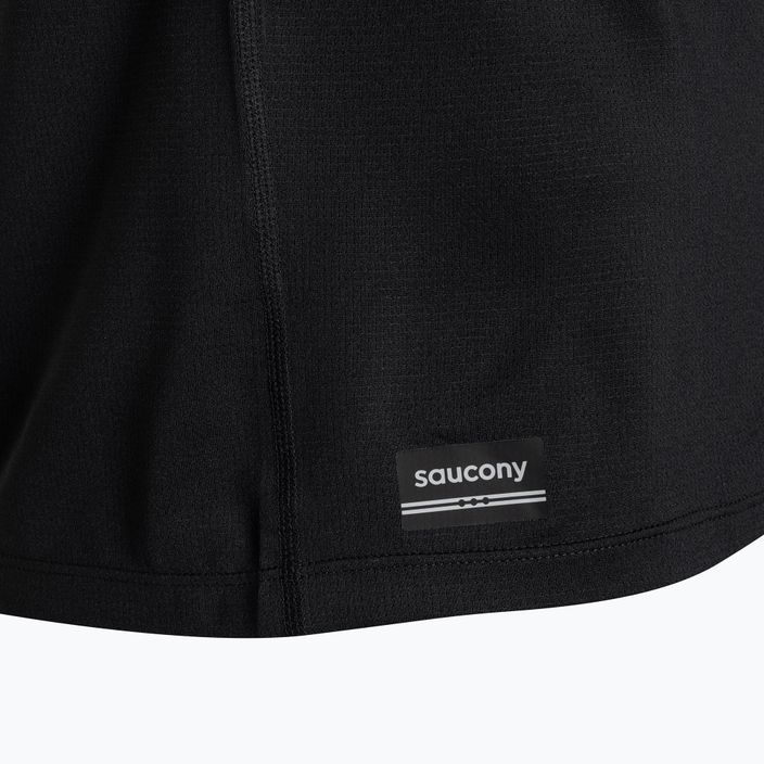Tricou de alergare pentru bărbați Saucony Stopwatch black 3
