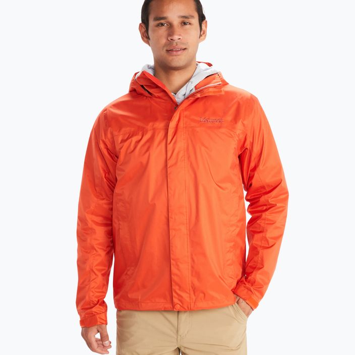 Marmot PreCip Eco jachetă de ploaie pentru bărbați portocalie 415005972 3
