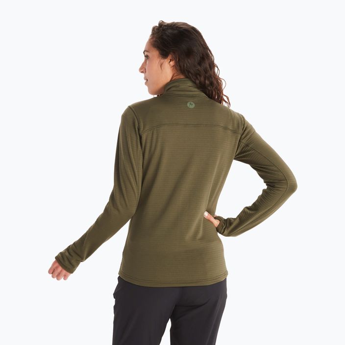 Marmot Preon bluză de trening fleece pentru femei verde M12399 3