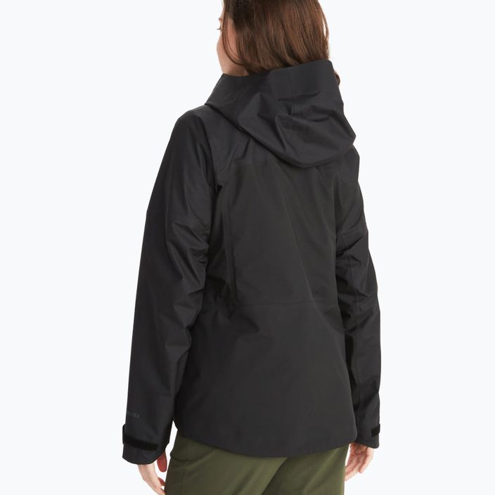 Geacă de ploaie pentru femei Marmot Mitre Peak negru M12687001 2