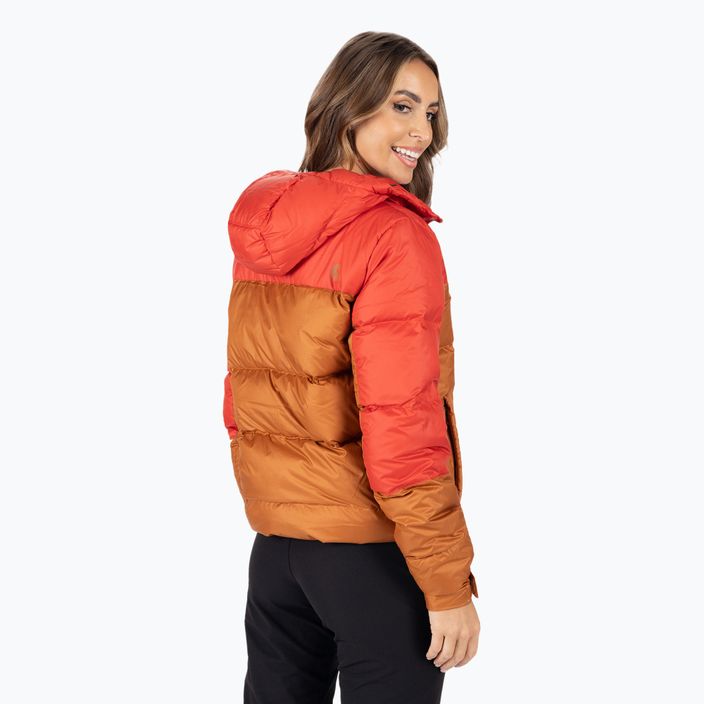 Marmot jachetă de puf pentru femei Guides Down Hoody maro și roșu 79300 3