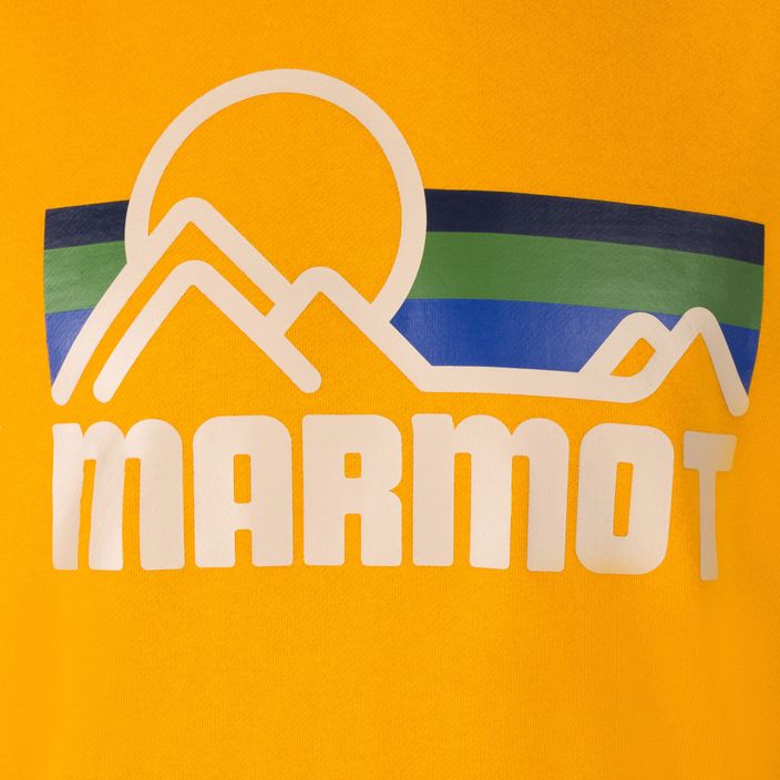 Tricou de trekking pentru bărbați Marmot Coastal Hood galben M13635 3