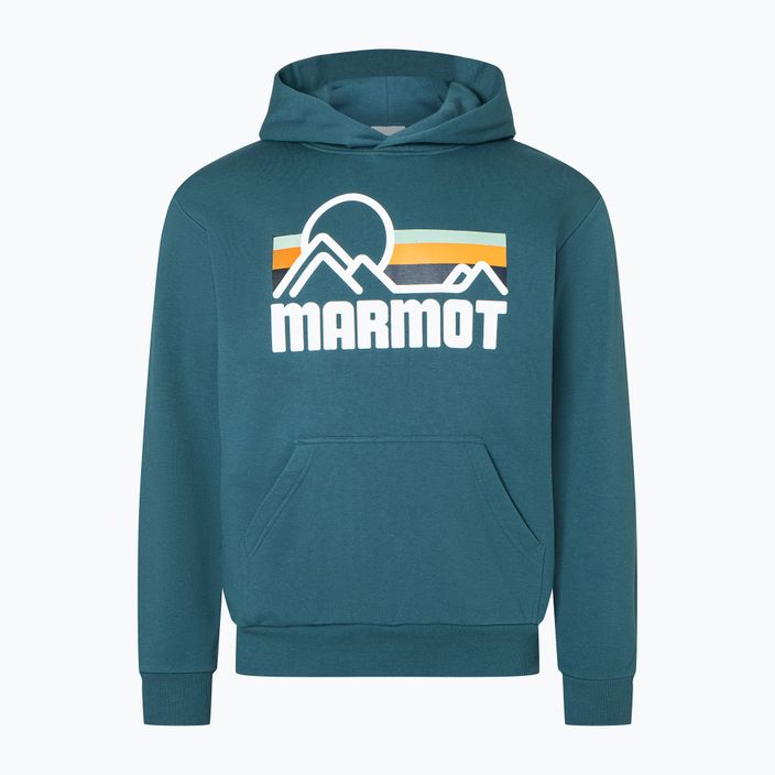 Marmot Coastal Hoody pentru bărbați bluză cu glugă de trekking albastru deschis M1425821541 3