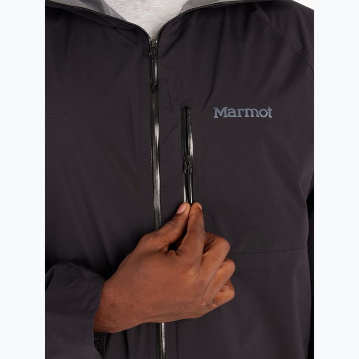 Jachetă protecție ploaie pentru bărbați Marmot Superalloy Bio Rain black 6