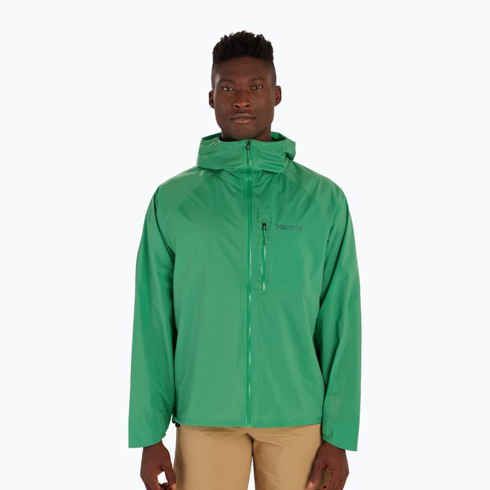 Jachetă protecție ploaie pentru bărbați Marmot Superalloy Bio Rain clover