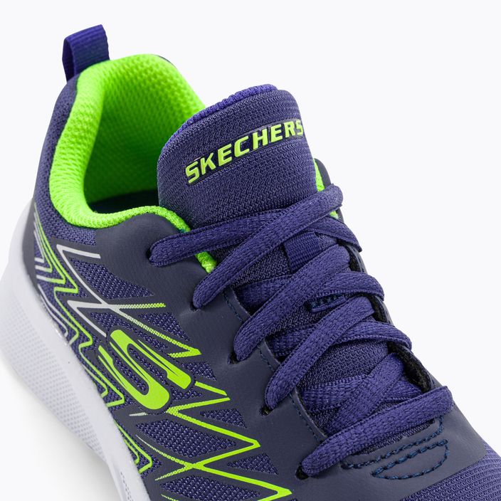 SKECHERS Microspec Quick Sprint pantofi de antrenament pentru copii navy/lime 8