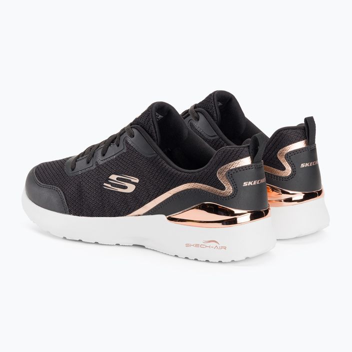Pantofi de antrenament pentru femei SKECHERS Skechers Skech-Air Dynamight The Halcyon negru / aur roz 3