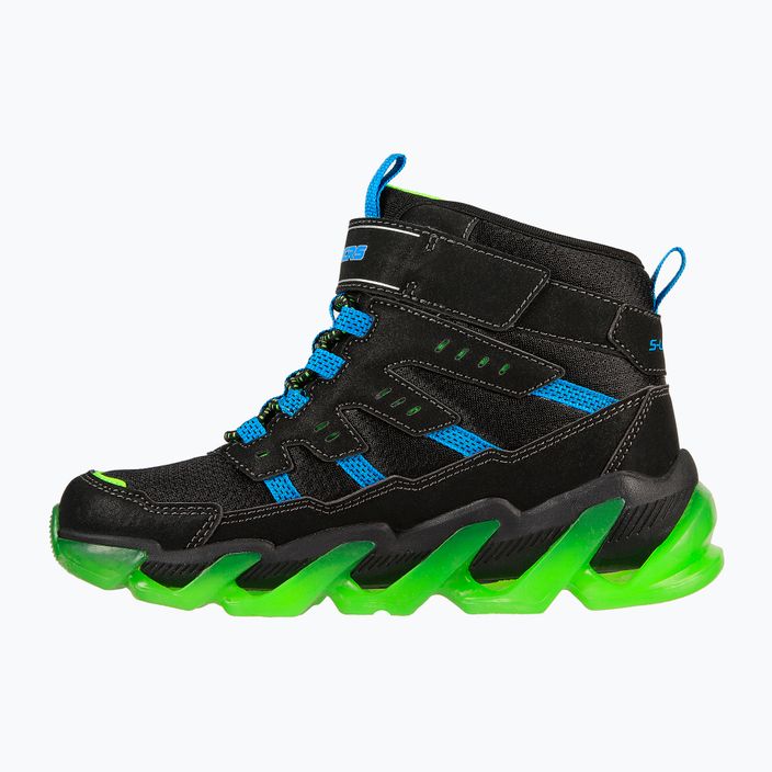 SKECHERS pantofi pentru copii Mega-Surge Flash Breeze negru/albastru/lime 10