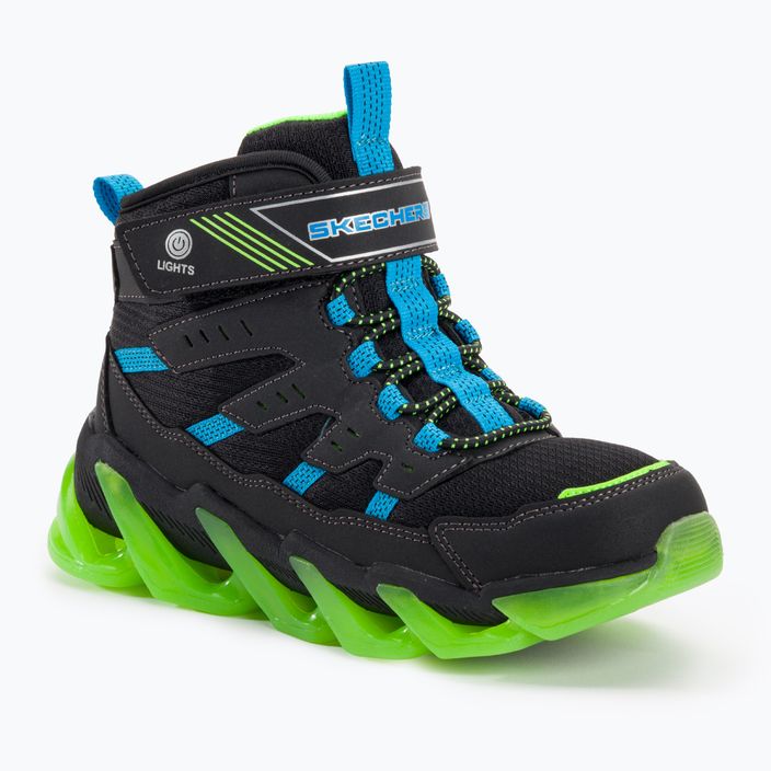 SKECHERS pantofi pentru copii Mega-Surge Flash Breeze negru/albastru/lime