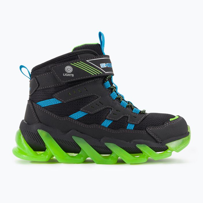 SKECHERS pantofi pentru copii Mega-Surge Flash Breeze negru/albastru/lime 2