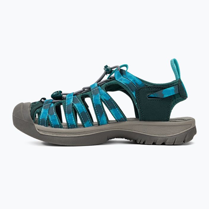 Sandale de trekking pentru femei Keen Whisper Sea Moss albastre 1027362 10