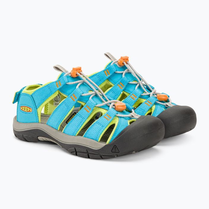 Sandale pentru juniori KEEN Newport Boundless blue atoll/daiquiri green 4